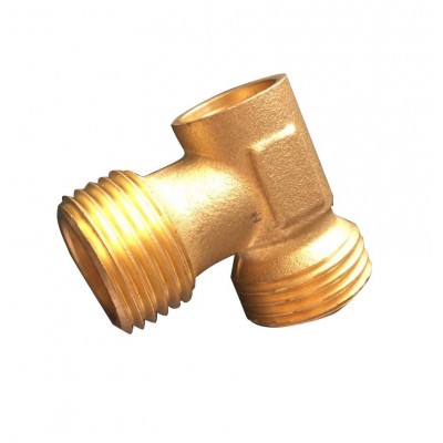 Factory Custom Design Good Sale Wholesale External Threaded Copper And Brass Pipe Tee Fittings For Plumbing